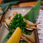 アゲマキ貝の炭火焼