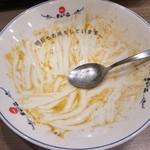 天下一品 - 【2016年03月】汁なし担々麺、＋追い飯、完食です(^_-)-☆