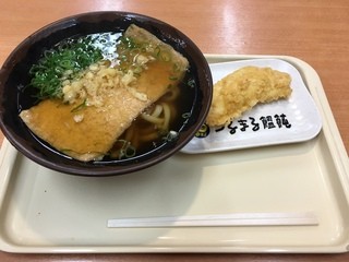 Tsurumaru - きつねうどん＋とり天