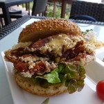 ソフトシェルクラブバーガーセット　1380円