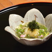 甘鯛の道明寺揚げ 山菜あんかけ
