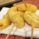 けんぢ - 串揚げの厚み♪