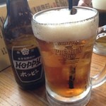 横浜商店 - 黒ホッピーセット、ハッピーアワーなので200円也。