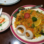 ハリマ・ケバブ・ビリヤニ - ライタととても合いました！