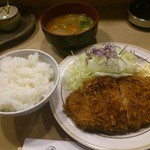 ロースかつ定食です。(2016年4月)