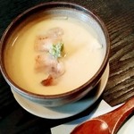 ヒカリヤ ヒガシ - 「半張り蒸し　穴子・湯葉」（桜御膳）