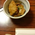 Suisen - 突き出しのかつおの竜田揚げ　突き出しから美味しい！