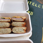 トーステッド - ハムチーズ半分&アンチョヴィポテサラ