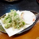 串の坊 - こしあぶらの天ぷら