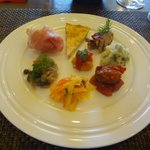 リストランテ シーヴァ - ８種類の前菜盛合せ（2016.3）