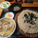 Sarashina - ミニカツ丼セット（￥950）