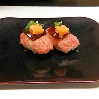 日本料理 大阪光林坊 北浜 - 肉のにぎり