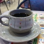 大阪やき トップ - セットのホットコーヒーです。
