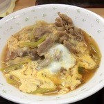 下町食堂中村橋 - 豚肉と長ねぎの卵とじ