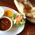 Ｊａｉｐｕｒ - ランチセット 2種類のカレー  ¥950