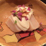 まき村 - ホタテとホワイトアスパラの白和え