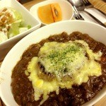 アンジュ カフェ - カレーハンバーグドリア