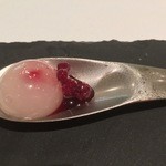 レストラン イブー - カシスの水饅頭