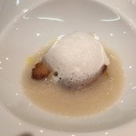 レストラン イブー - アントレ〜その③〜フォアグラのポアレ