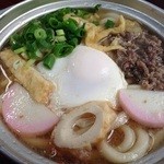 鍋焼うどん アサヒ - 鍋焼玉子うどん