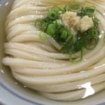 自家製さぬきうどんと肉 甚三 - かけ（冷）（アップ）