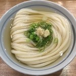 自家製さぬきうどんと肉 甚三 - かけ（冷）