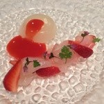 レストラン イブー - アントレ〜その①〜カブと真鯛の…