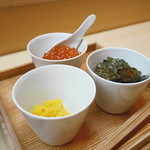 松川 - いくら、海苔、生唐墨