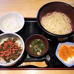 釜あげうどん はつとみ - ランチセット