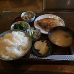 赤魚定食全景。