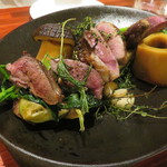 ビストロ・シンバ - 鳥取県産のイノシシのもも肉のロースト2