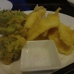 Shunsai Santa - イカの天ぷら