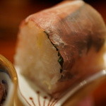 さ行 - 2016年4月_八寸（生ハム寿司）