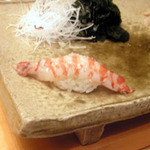 銀座 久兵衛 - 海老のにぎり