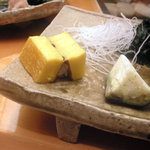 銀座 久兵衛 - 玉子のにぎり