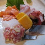 遊 - 刺身ぶつ盛り　店主おまかせ　\580-(2010年9月)