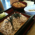 Sobadokoro Kiyonoya - 天丼と蕎麦のセット