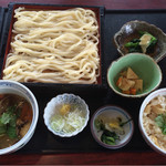 藍屋 - 豚肉つけ汁うどん定食¥1,069