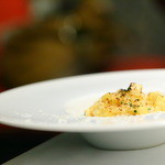 鉄板焼ばらもんや - ウニとタケノコのチーズリゾット　３２か月熟成パルミジャーノ・レッジャーノ