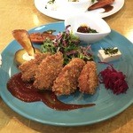 おやさい食堂 カラコマ - 車麩のカツ定食