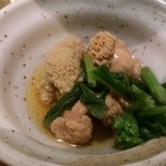 くろしお - お通し、鯛の卵の煮付け