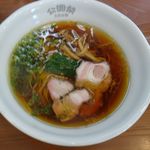 自家製麺 公園前 - 醤油そば800円　自家製麺公園前(愛知県岡崎市)食彩品館.jp撮影