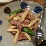ジーテン - 豚肉とマコモダケ炒め