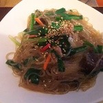 韓国料理マニト - 今回はチャプチェ499円(税別)も頼んでみました