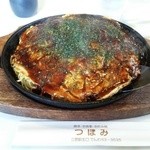 つぼみ - びんご焼き880円 (三原たこモダン焼き)