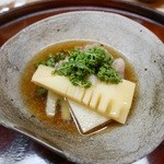 松川 - 筍と和牛すき焼き　花山椒添え