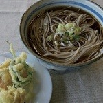 戸隠そば博物館 とんくるりん - かけ（温）野菜天ぷら