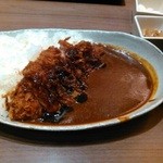 新宿さぼてん - ソースをかけて