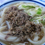 みうらうどん - 肉うどん450円