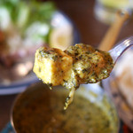 パラク・パニールのチーズ